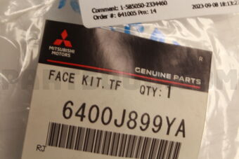 6400J899YA COVER,FR BUMPER