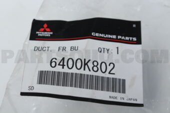 6400K802 COVER,FR BUMPER GRILLE