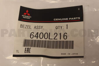 6400L216 GARNISH,FR BUMPER,RH