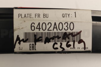 6402A030 PLATE,FR BUMPER,LWR