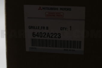 6402A223 GRILLE,FRBUMPER
