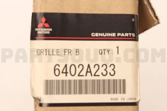 6402A233 GRILLE,FR BUMPER