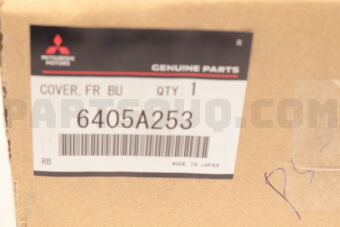6405A253 COVER,FR BUMPER GRILLE