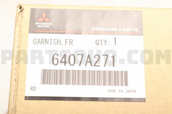 6407A271 GARNISH,FR BUMPER SIDE