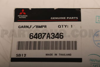 6407A346 GARNISH FR BUMPER SI