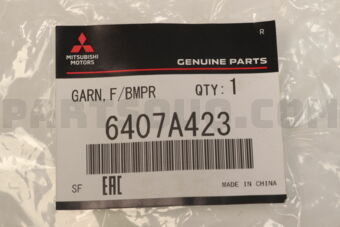 6407A423 GARNISH,FR BUMPER SIDE