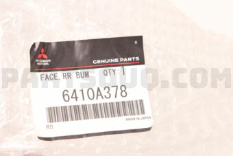 6410A378 FACE,RR BUMPER