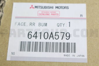 6410A579 BUMPER,RR CTR