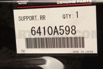 6410A598 SUPPORT,RR MUD GUARD