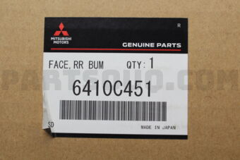 6410C451 BUMPER,RR CORNER,LH