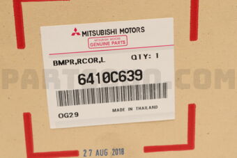 6410C639 BUMPER,RR CORNER,LH