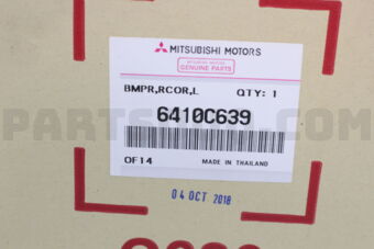 6410C639 Mitsubishi BUMPER,RR CORNER,LH