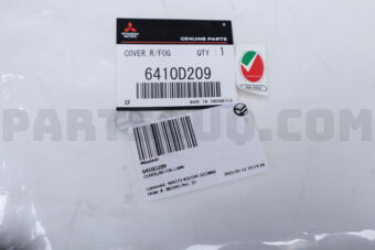 6410D209 COVER,RR FOG LAMP