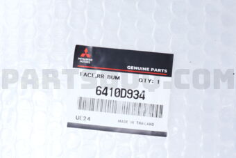 6410D934 Mitsubishi FACE,RR BUMPER