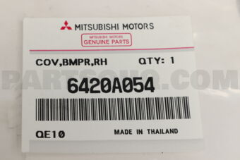 6420A054 COVER,RR BUMPER,RH