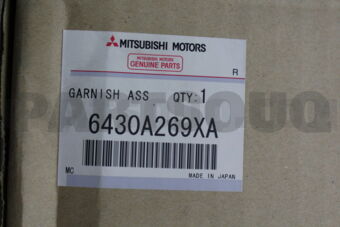 6430A269XA GARN A,B/DR LICENSE