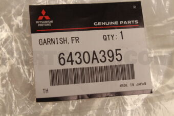6430A395 GARNISH,FR LICENSE PLATE
