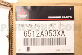 6512A953XA AIR DAM,SIDE,LH