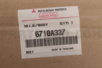 6710A337 SILL,RR BODY FLOOR RR END