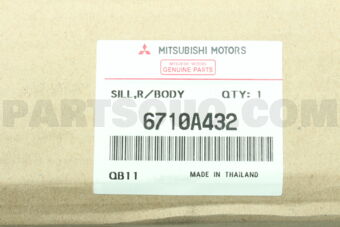 6710A432 SILL,RR BODY FLOOR RR END