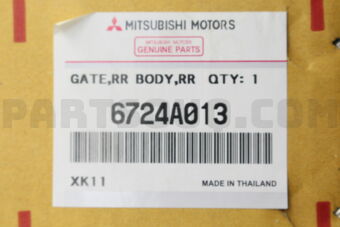 6724A013 GATE,RR BODY,RR
