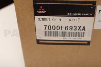 7000F693XA Mitsubishi S/BELT,FR PRE-TENSIO