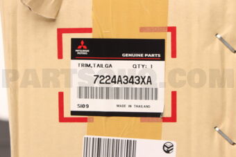 7224A343XA TRIM,TAILGATE,LWR