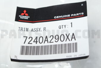 7240A290XA TRIM,RR END