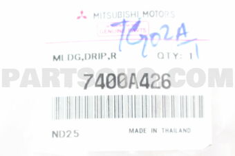 7400A426 Mitsubishi MOULDING ASSY,DRIP,R