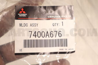7400A676 Mitsubishi MOULDING RR WHEEL  A