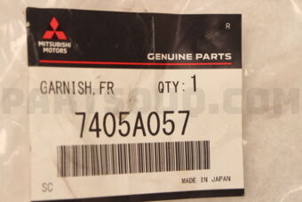 7405A057 GARNISH,FR DECK