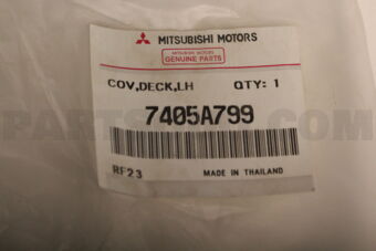 7405A799 COVER,FR DECK,LH