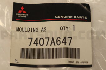 7407A647 MOULDING,RR WHEEL AR