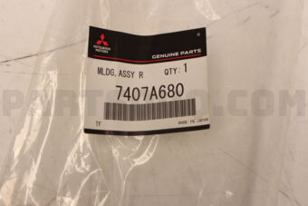 7407A680 MOULDING,RR BUMPER,R