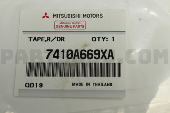7410A669XA TAPE,RR DOOR SASH
