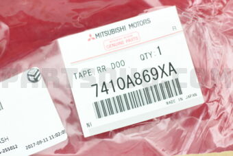 7410A869XA TAPE,RR DOOR SASH