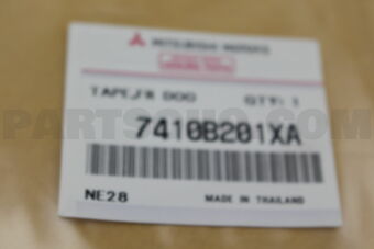 7410B201XA Mitsubishi TAPE,FR DOOR SASH,LH