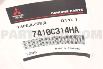 7410C314HA Mitsubishi TAPE,RR DOOR,RH