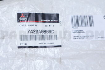 7420A096RC Mitsubishi OVERFENDER,FR RH