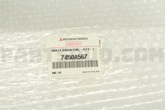 7450A567 GRILLE,RADIATOR,LH
