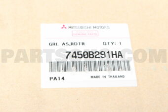 7450B291HA GRILLE ASSY,RADIATOR