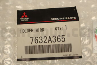 7632A365 Mitsubishi MIRROR &amp; HOLDER,DOOR,LH