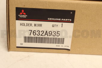 7632A935 MIRROR &amp; HOLDER,DOOR,LH