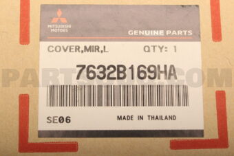 7632B169HA COVER,DOOR MIRROR,OT