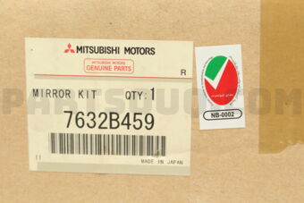 7632B459 MIRROR ASSY,DOOR,LH