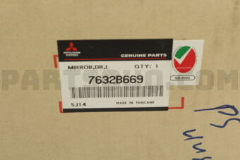 7632B669 MIRROR ASSY,DOOR,LH
