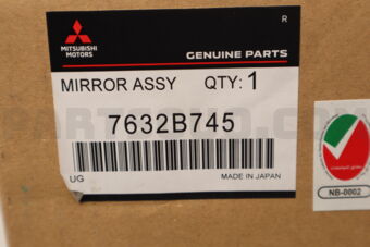 7632B745 MIRROR ASSY,DOOR,LH