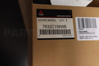 7632C158WB Mitsubishi COVER,DOOR MIRROR,OTR RH