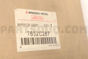 7632C267 Mitsubishi MIRROR &amp; HOLDER,DOOR