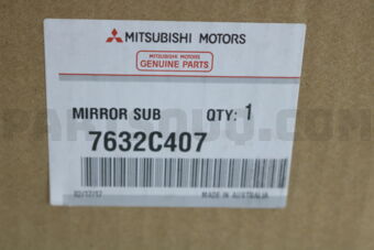 7632C407 MIRROR,DOOR,LH